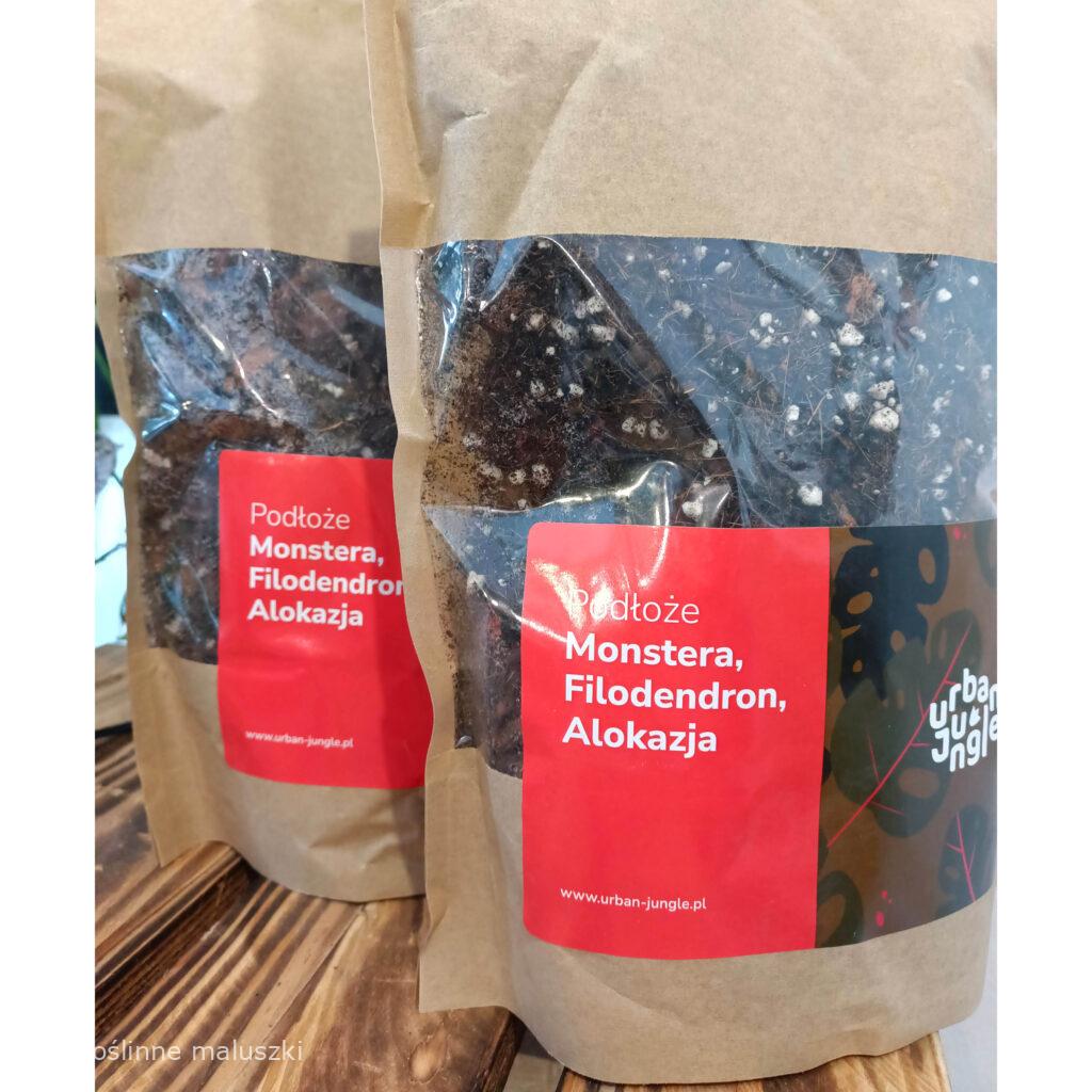 Podłoże: monstera, filodendron, alokazja