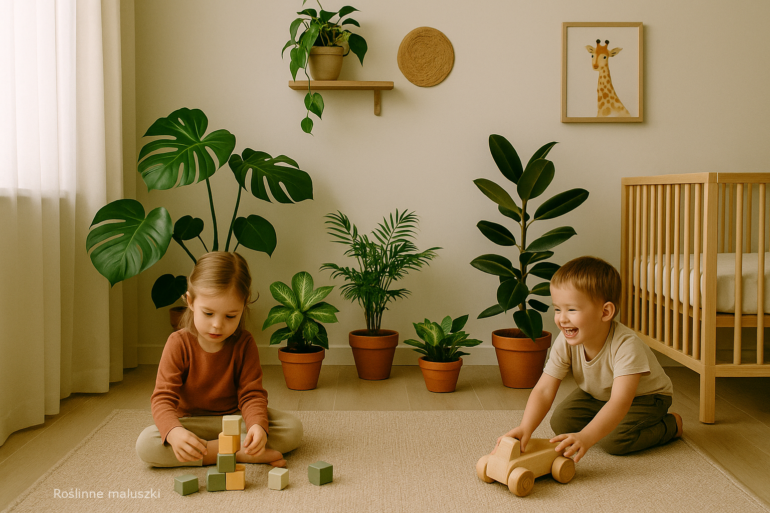 Rośliny i dzieci – bezpieczne gatunki do pokoju malucha