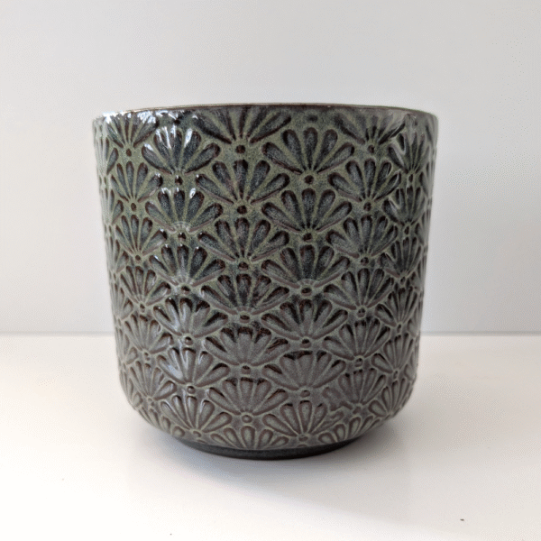 Osłonka zielono-brązowa Ø 12cm.