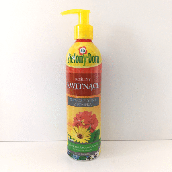 Nawóz z pompką do roślin kwitnących