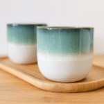 Osłonka zielono-biała Ø 12cm.