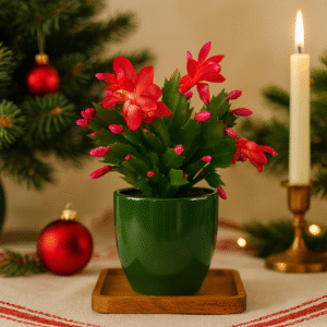 Schlumbergera-grudnik CZERWONY Ø9cm.