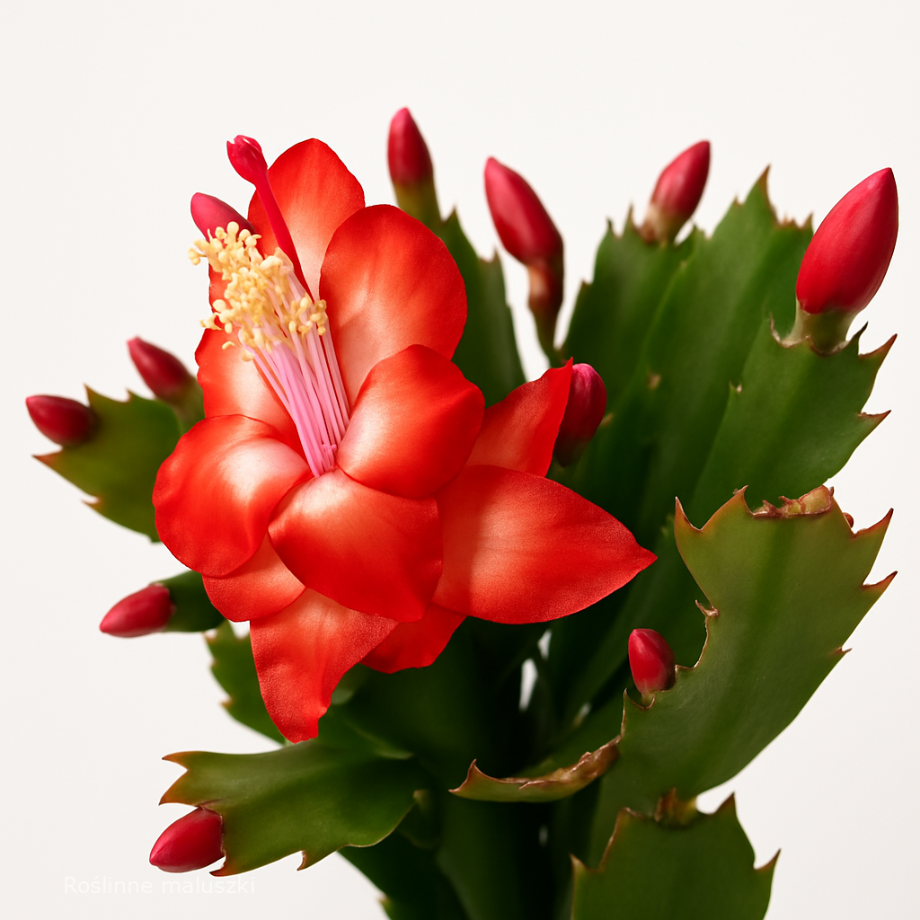 Schlumbergera-grudnik CZERWONY Ø9cm.