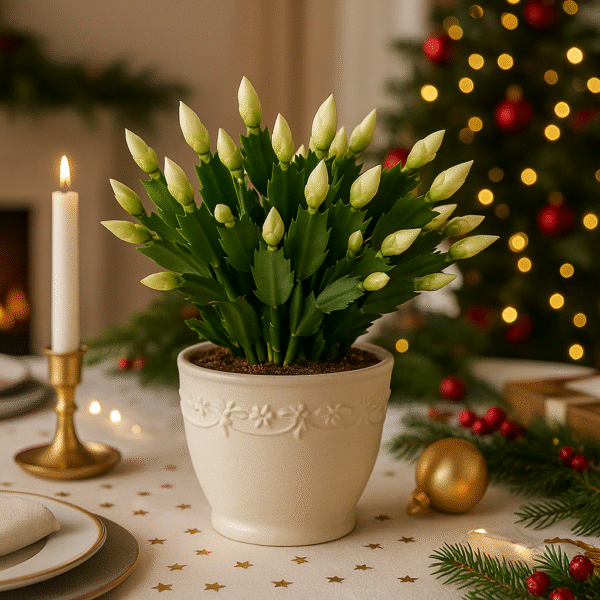 Schlumbergera-grudnik BIAŁY Ø9cm.