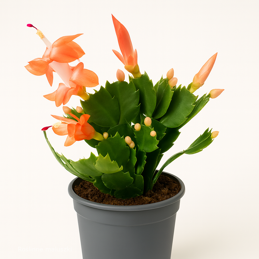 Schlumbergera-grudnik ORANGE Ø9cm.
