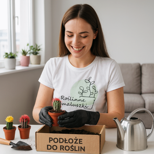 Usługa przesadzania roślin małych