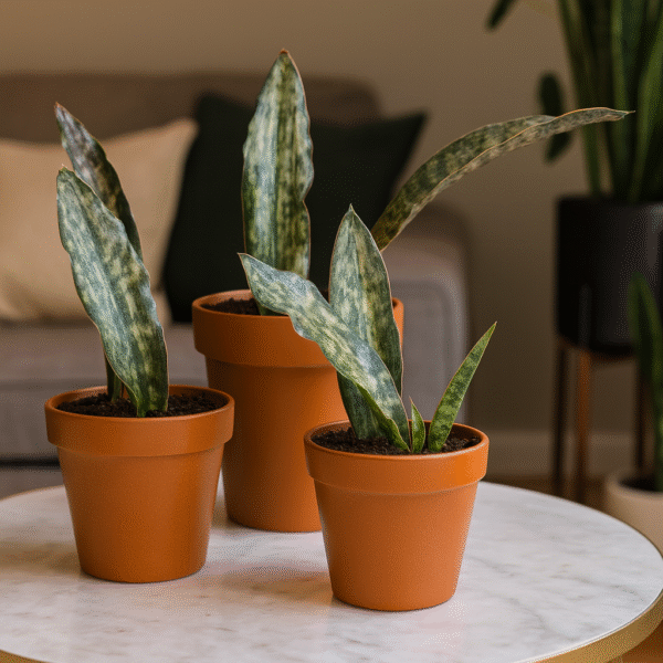 Sansevieria Kirkii Coppertone Variegata