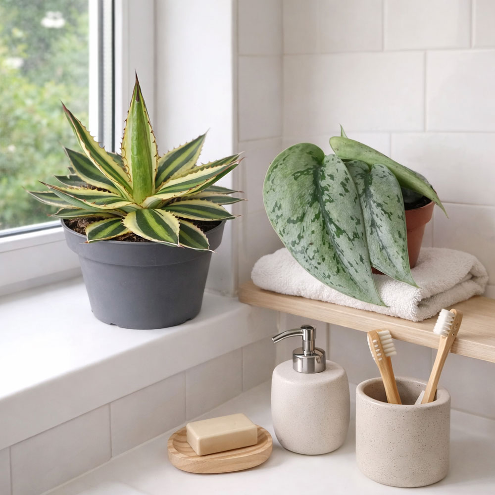 Scindapsus-Silver-Lady+Agave-Quadricolor1