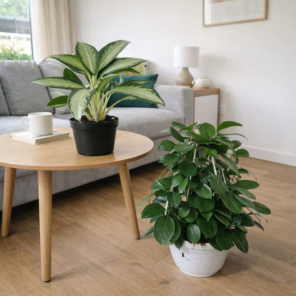 Zestaw hoya+aglaonema