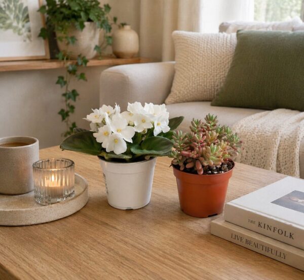 Harmony Duo – fiołek & sukulent