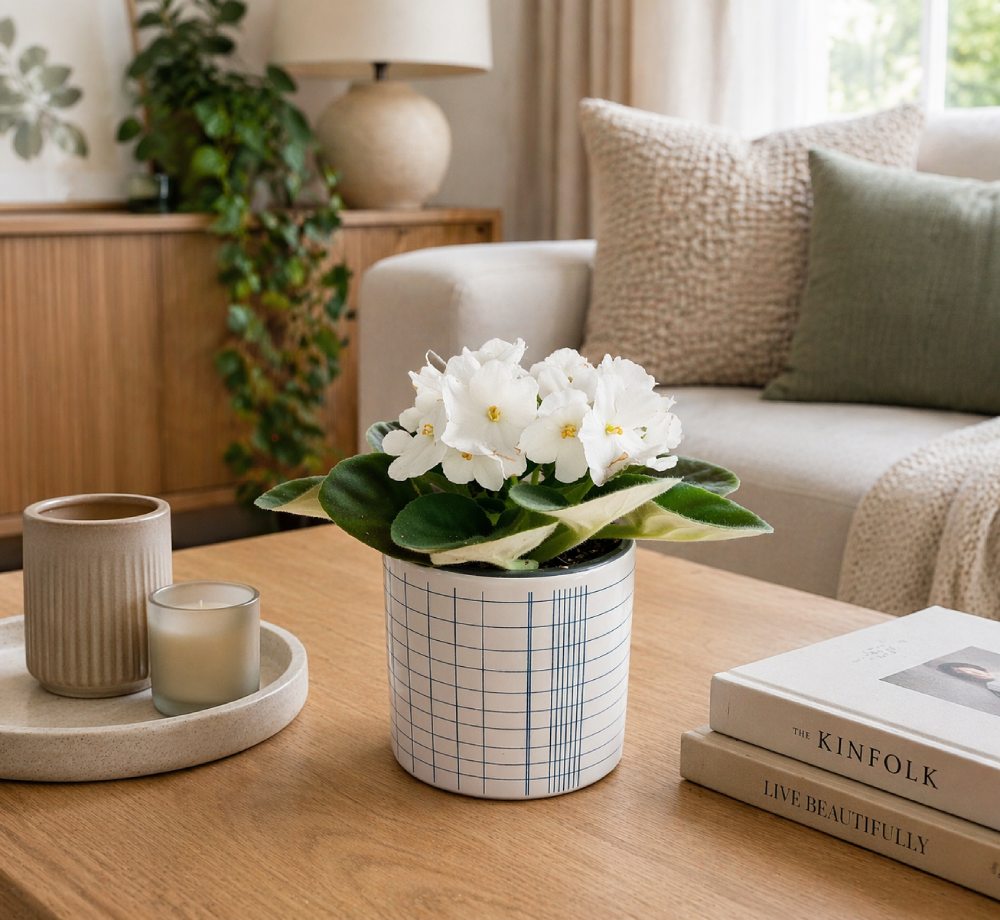 Nordic Grid – fiołek biały w osłonce